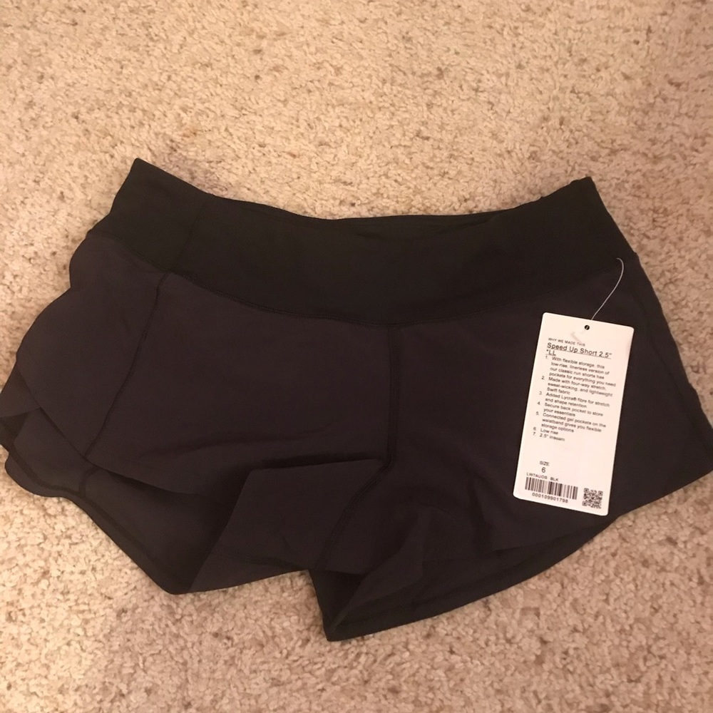 Sold-Lululemon speed up shorts
